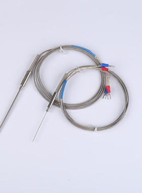 WRNK191铠装热电偶大学实验室温度探头1300度耐高温探温针