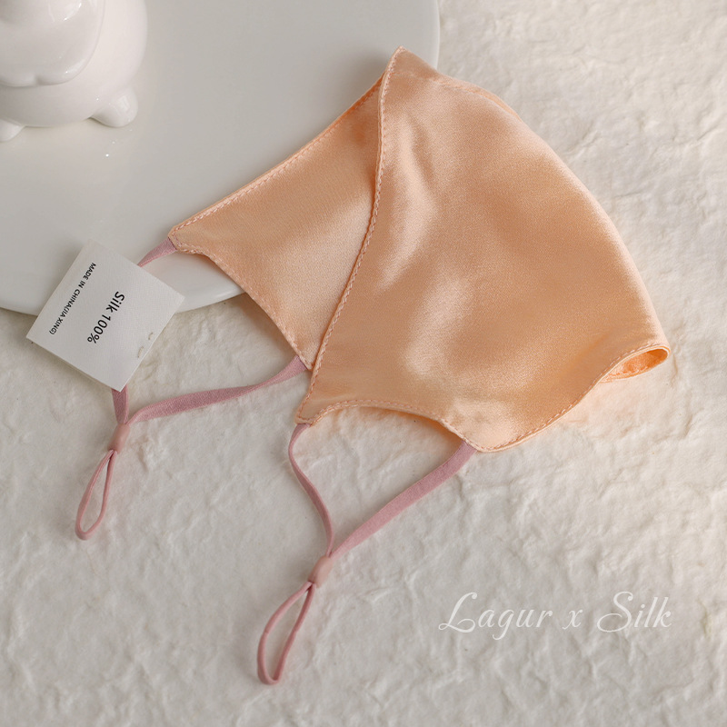 “轻柔滤镜”100%桑蚕丝口罩真丝亲肤防晒面罩2025新款夏季女遮阳