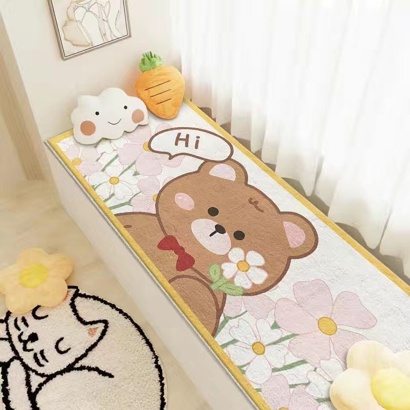 床边地毯卧室少女ins风仿羊绒儿童房间地垫床前卧室床边飘窗垫子,居家布艺,地毯,淘宝优惠券,粉丝福利购,淘宝优惠卷