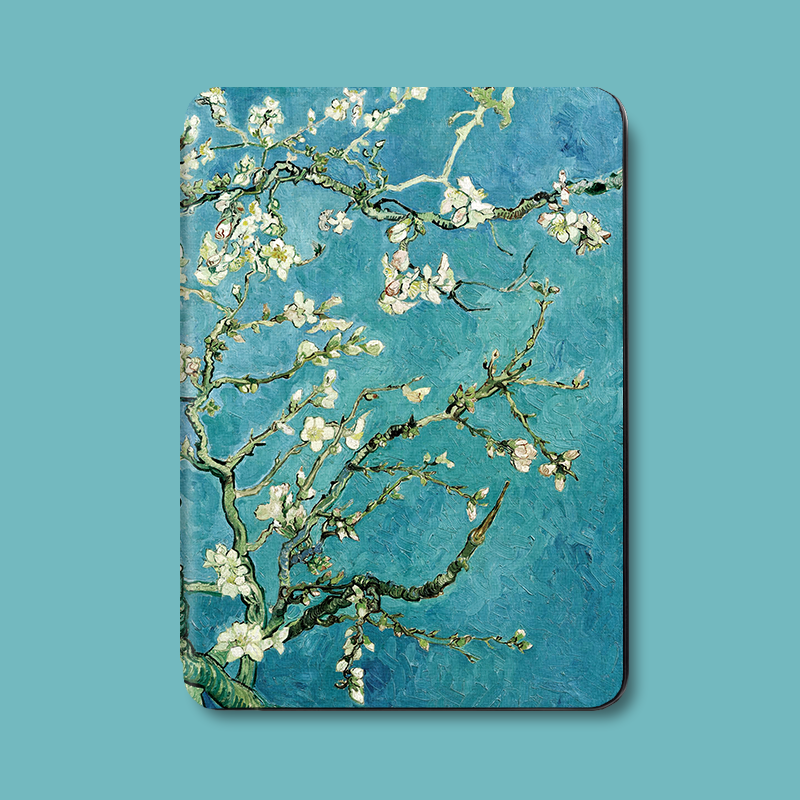 Kindle保护套梵高杏花带唤醒