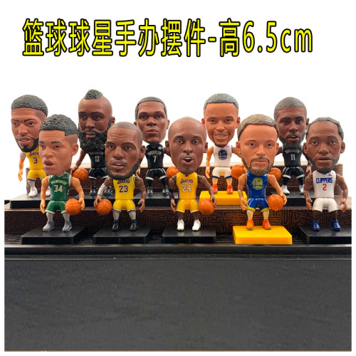 科比库里人偶欧文字母哥手办摆件