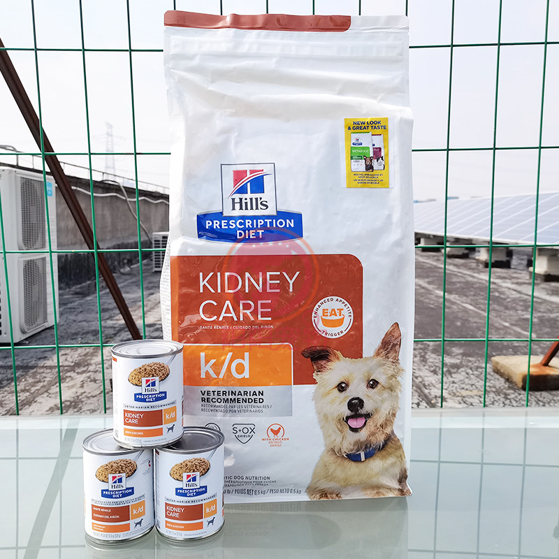 美国希尔思/希尔斯处方狗粮 kd犬肾脏病处方K/D犬粮维护肾脏罐头