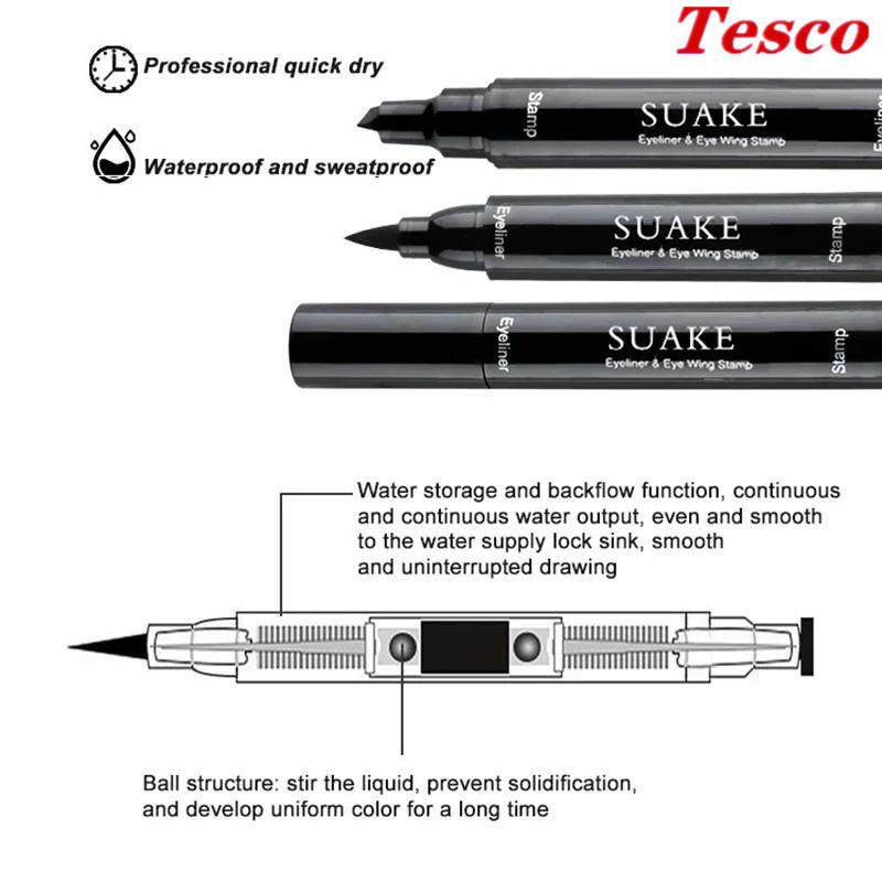 2 In1 Double-ended Eyeliner Water Proof Fast Dry Cosmetics