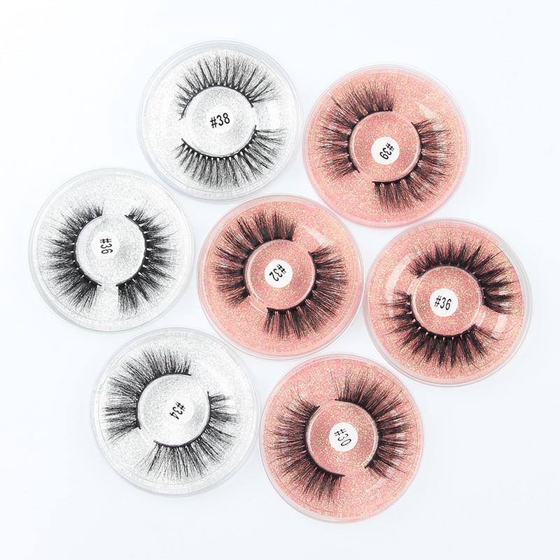 3D natural soft thick handmade false eyelashes浓密手工假睫毛
