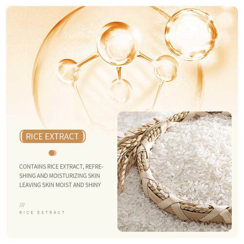 大米原浆护肤套装Rice Whitening Skin Care Set Serum Cleanser