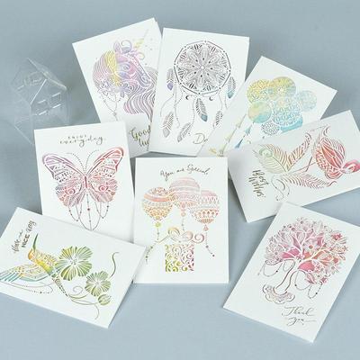 谢谢卡thankyou card good luck best wishes just for you卡片