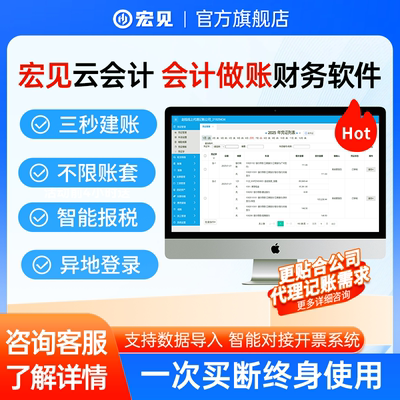 宏见代理记账财务管理系统
