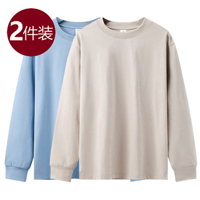 日本良品100%纯棉长袖t恤女