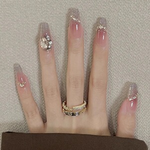 【贵气mili】爆闪富贵美甲贴片
