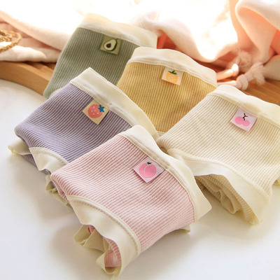 中腰女士甜美无痕内裤纯棉三角裤