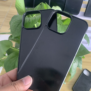 适用于苹果17promax凹槽手机壳1mm手机壳素材壳diy手工皮具滴胶iPhone15/13mini/12max防滑纹加厚二合一8plus