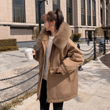 【大量出货】大毛领派克服加绒加厚棉服277-8239P195K278，商品下架区，维壹