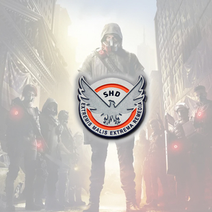 汤姆克兰西 SHD全镜境封锁2周边胸针凤凰徽章别针 可刻字