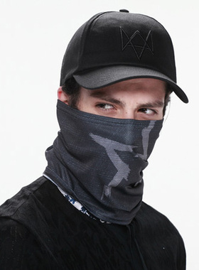 优质版 看门狗周边帽子口罩Watch Dogs Aiden同款cos面罩口罩帽子