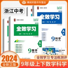 2024秋 全效学习 九年级全一册 数学科学浙教版 必刷题课后复习资料单元测试卷同步教材训练QX