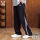 针织宽松休闲直筒卫裤 维动猎影运动长裤 户外跑步篮球美式 秋季 男士