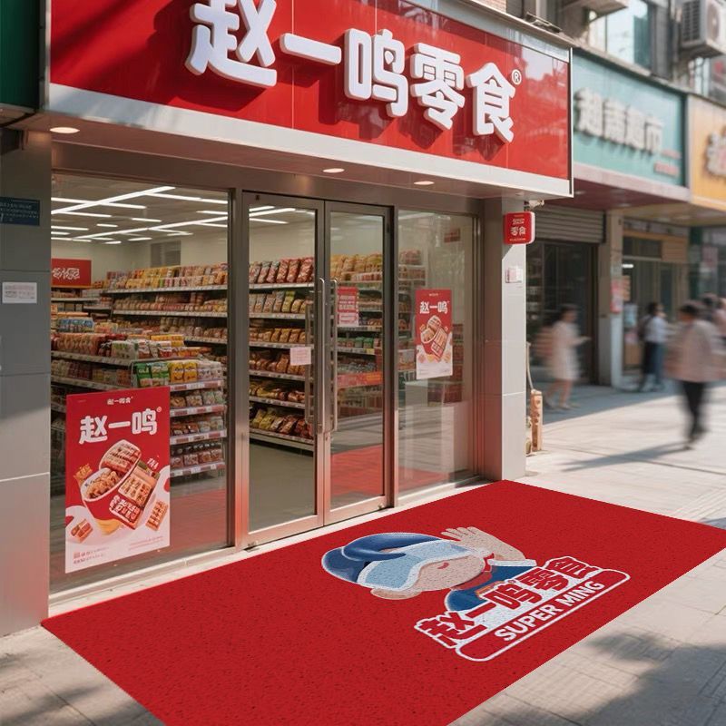 好想来赵一鸣零食适用零食店门口地毯