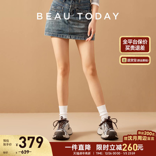 女款 复古运动休闲鞋 秋季 显脚小增高鞋 女 新款 BeauToday厚底老爹鞋