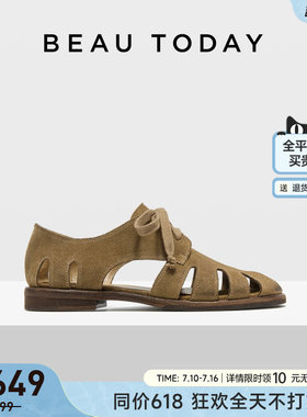 BeauToday复古罗马凉鞋