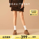 清仓款 法式 BeauToday厚底乐福鞋 女小皮鞋 女新款 复古单鞋 增高