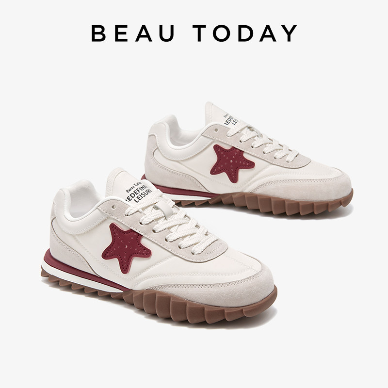 BeauToday休闲柠檬派哒星德训鞋