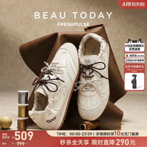 BeauToday德训鞋女款阿甘鞋
