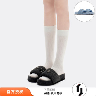 水洗牛仔一字凉拖可外穿厚底增高鞋 TRAPAR WAVES 26新款 女 拖鞋