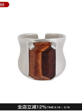 DACCORD五花肉银宽版戒指