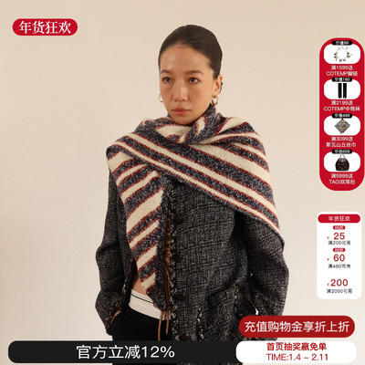 sesaar赛萨羊毛三角巾25新款