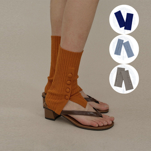 25年新款 code 绞花短袜套针织舞者过膝腿袜堆堆袜M星店 cloche