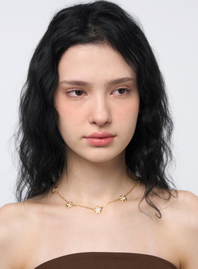 Blingkolio不另可 25新款钩针小花项链百搭锁骨链M星店