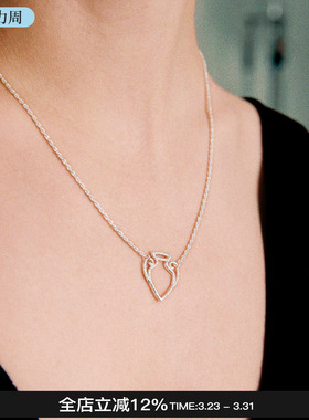 QURIOUSTONE 26春夏新款小宝瓶银项链精致锁骨链M星店