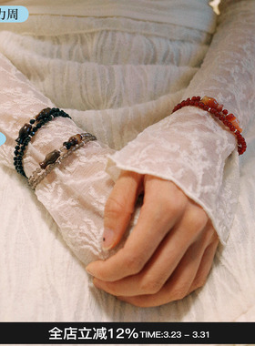 新年款QURIOUSTONE 26春夏新款花瓶红玛瑙手链叠戴手串M星店