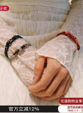 新年款QURIOUSTONE 26春夏新款花瓶红玛瑙手链叠戴手串M星店