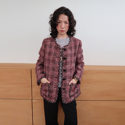 sesaar赛萨小香风口袋上衣