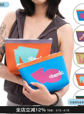 Chemic 2026年新款 The Doodle色块收纳化妆包撞色收纳包