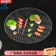 户外一次性圆形烧烤网54.5cm44.5cm碳火烤肉篦子十字网格20件 包邮
