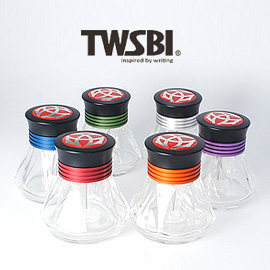 TWSBI三文堂钻石50彩色玻璃墨水瓶 适配580/580AL/580ALR钻石系列活塞钢笔专用 吸墨式墨水笔上墨瓶