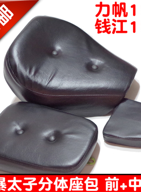 适用钱江摩托车配件QJ150-3A 3B 18F座包坐垫 风暴太子座包坐垫套