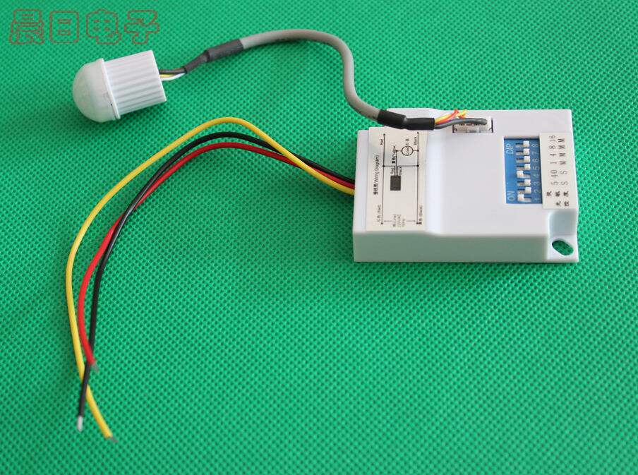 220V分体式红外感应器/人体感应开关衣柜橱柜开关替代品迷你开关