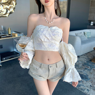 GYOKUU 女夏ins高街潮 灰绿色低腰水洗超短基础牛仔短裤