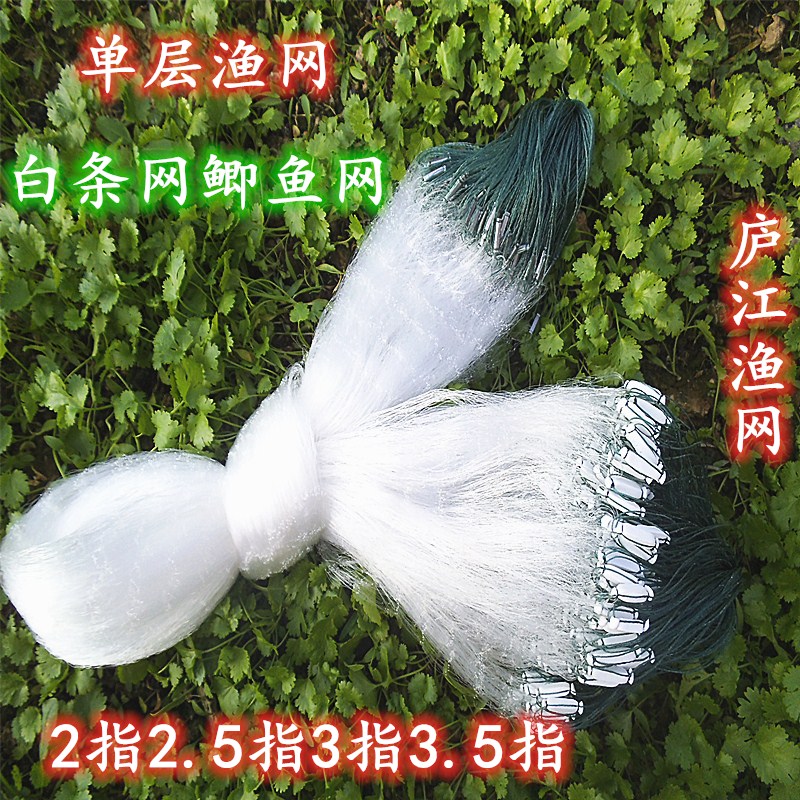 单层粘网庐江渔网厂家直销捕鱼网
