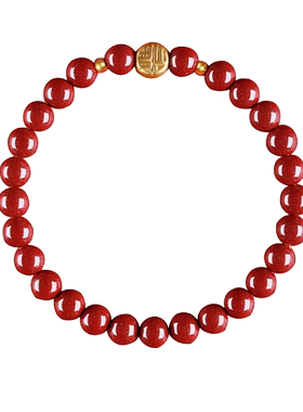 朱砂黄金转运珠官方正品手链