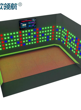 跃动格子activate同款游戏攀岩室内商场密室互动感应仿真岩点游戏