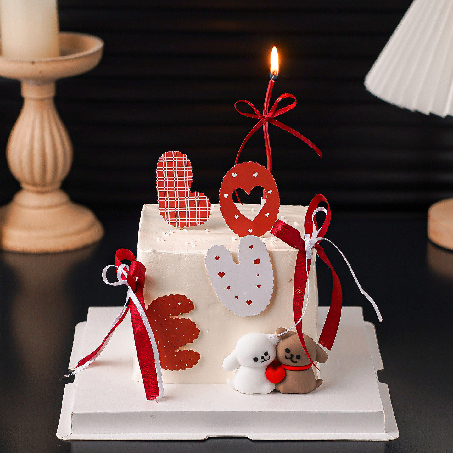 2.14情人节爱心拥抱线条狗蛋糕装饰情侣告白LOVE丝带曲线蜡烛插件,节庆用品/礼品,节日装扮用品,淘宝优惠券,粉丝福利购,淘宝优惠卷
