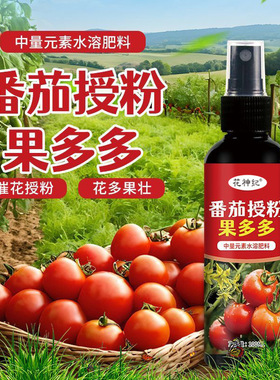 番茄催花座果灵番茄授粉果多多水溶肥西红柿强效授粉保花保果防落