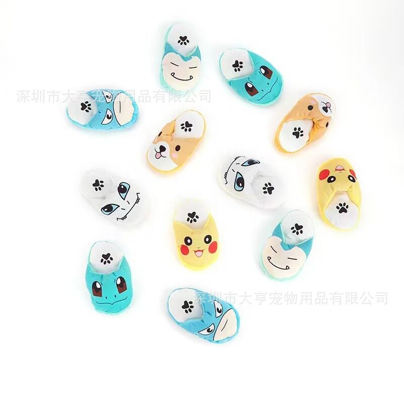 宠物拖鞋漏食玩具卡通发声玩具磨牙耐咬狗狗玩具宠物用品藏食玩具