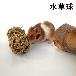厂家批发 水草球仓鼠水草球玩具 兔子磨牙玩具 鸟类啃咬 鹦鹉用品
