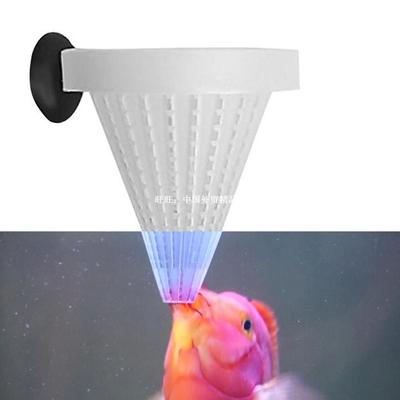 Aquarium Fish Feeder Red Worm Bug Feeding Cup Fish Tank Bloo