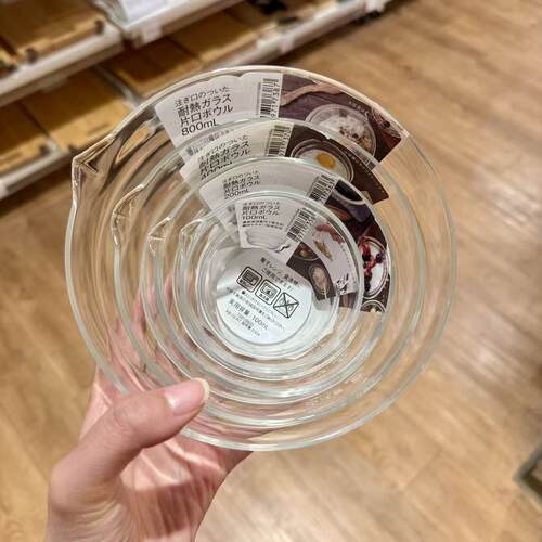 宜得利透明耐热厨用碗